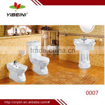 toilet sanitary ware set wc ceramic white toilet set