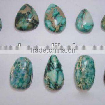 Wholesale gemstone imperial jasper nugget cabochon jewelry cabochon