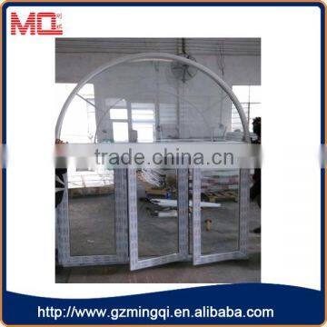 Interior High Quality 3 Panel Triple Pvc Casement Window photo-4