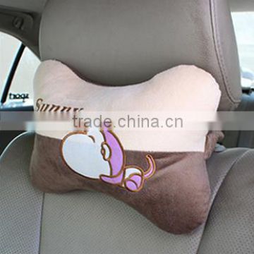 Plush Bone Car Seat Cushion Neck Rest Headrest Pillow