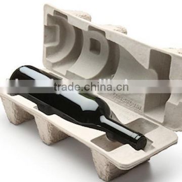 China Supply molded pulp wine shipper