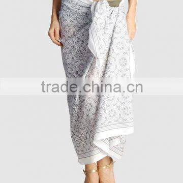 plain color rayon sarong