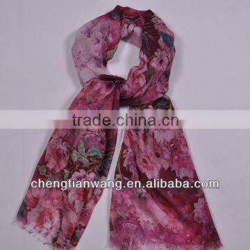 2014 Digital Printed Wool Scarf photo-2