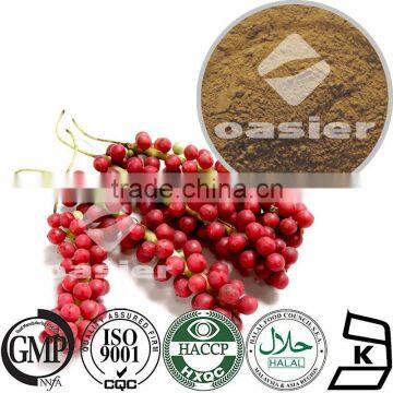 GMP 5% Schisandrin Schisandra Chinensis Extract Powder with ISO Kosher Certificate