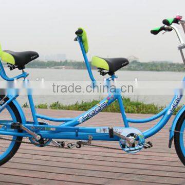 24 inch tandem bike / single speed tandem bicycle / aluminum alloy bike frames