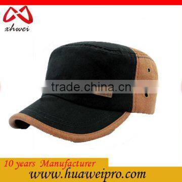 Wholesale high quality fashion sun cap 100% cotton army cap