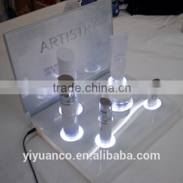 Factory of ISO 9001 acrylic makeup display stand/cosmetic organizer