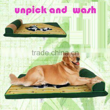 S:88*50*17cm Dog Mat Unilateral Animal Mat With Panda Bamboo Shaped photo-2