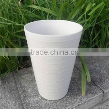 cylindrical shape eco flower pots