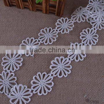 Hot selling cotton lace trim wholesale trimming lace