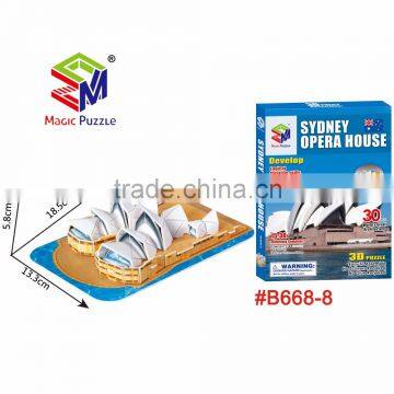 Sydndy Opera House 3D puzzle miniature building