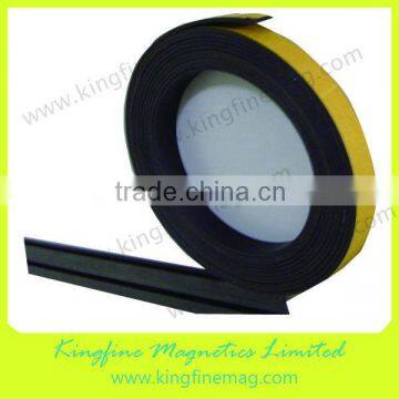 Flexible rubber magnetic adhesive tape