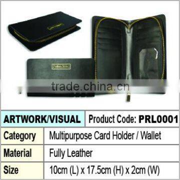 Phillippe Reono Fully Leather Multipurpode Card Holder / Fully leather wallet