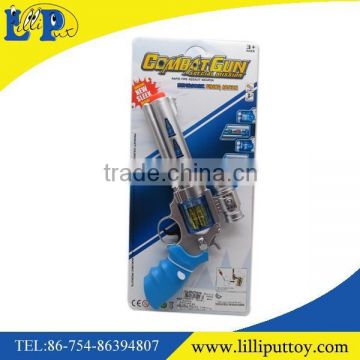 Plastic B/O gun with sound and light,children toys