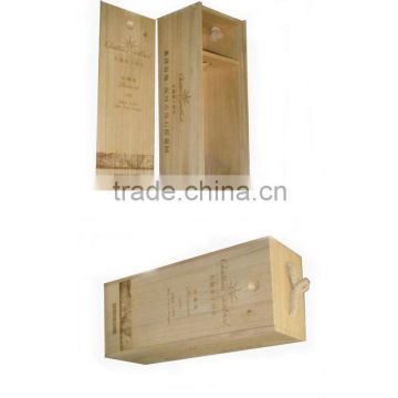 factory wholesale wine bottle gift box,Custom wooden wine box,high quality wine box wood