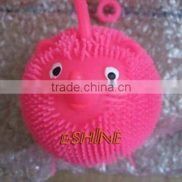 TPR material fluffy puffer ball fashion design, baby toys, ball