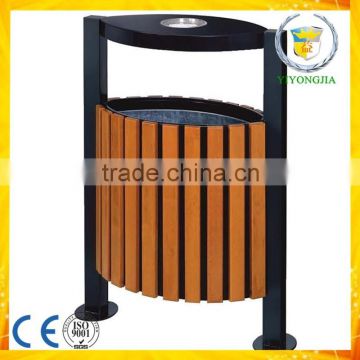 garden supplies wooden decorative outdoor garbage waste bin                        
                                                                                Supplier's Choice