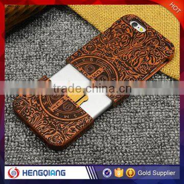 2016 hottest wooden phone case for Iphone 6, wooden case for Iphone 6