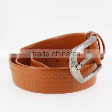 New Designer Man Orange PU Leather Jeans Belt in Yiwu photo-3