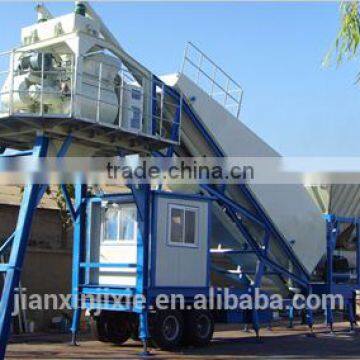 Factory direct sales 100m3/h Mobile Ready Mix Concrete Batching Plant