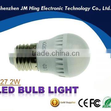 e27 2w led bulb light