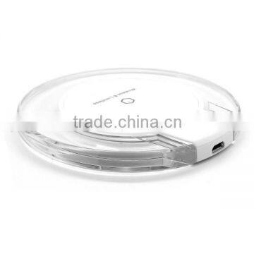 Qi Wireless Charger Fantasy Crystal UFO Shape for Samsung S6 Charging Pad With LED Lighting for Samsung S6 Edge for Iphone photo-5