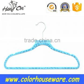 Leopard Velvet Clothes Hanger/flocked Hanger photo-2
