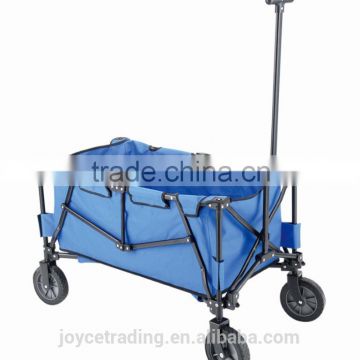 Folding beach trolley cart