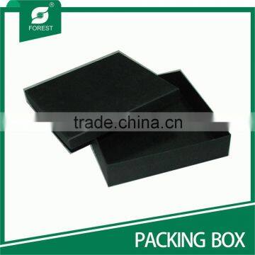 BLACK CARDBOARD PACKING BOX FOR JEWELRY photo-4