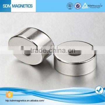 Custom shape ferrite ring neodymium permanent cylinder magnet