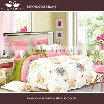 100% cotton 128*68 cheap pigment printing bed linen with zipper