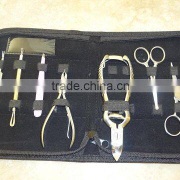 7PCS PROFESSIONAL MANICURE PEDICURE TOOLS SET KIT UNISEX BRAND NEW EXCELLENT