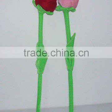 Plush roses flowers for girl valentine's gift