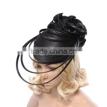 Hair Clip Mini Top Cloth Flower Hat Fascinator Cocktail Party Women,Catwalk Fascinator