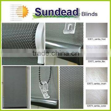 double-printing pattern blackout shiny vinyl blinds for windows fire retardant curtain and blinds