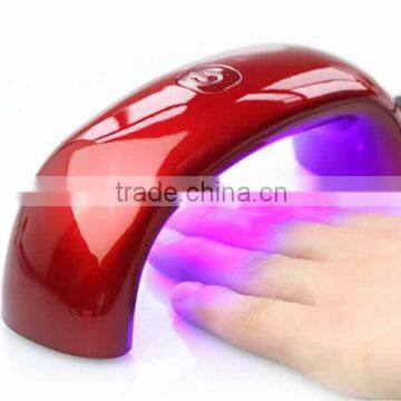 Amazon New Portable (395mm~405mm)6W Rainbow LED Lamp 6atts LED Nail Light mini nail LED dryer