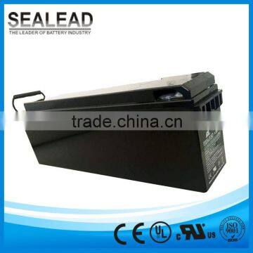 2016 Yemen Market Hot Sale 12v 75ah Front Terminal Solar Panel Battery and Solar System Battery photo-3