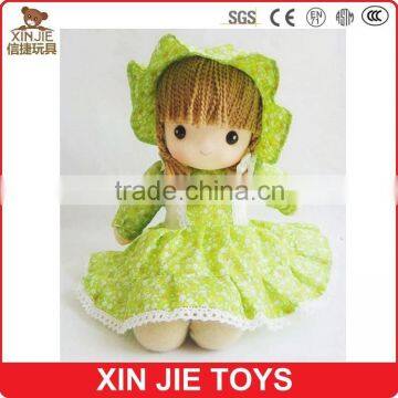 2015 new style push dolls custom soft dolls good quality stuffed doll