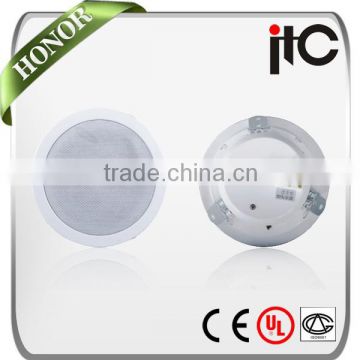 ITC T-104C 6W 4 inch Fireproof PA System Ceiling Speaker