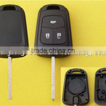 Replacement car key housing for Opel 3 button remote key shell no logo