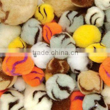 craft acrylic Animal pom poms