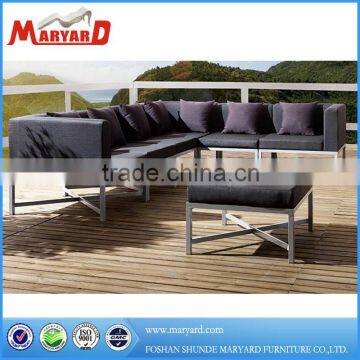 Durable Sunbrella fabric sofa set with 5-year warranty