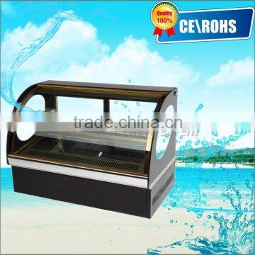 Portable galss cooler cake counter top cooler