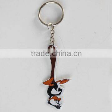 fashionable new design eco-friendly pvc cheap key chains/promotional gift key chains