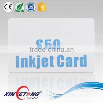 13.56MHZ MF1 S50 RFID Inkjet Cards For Epson Printer