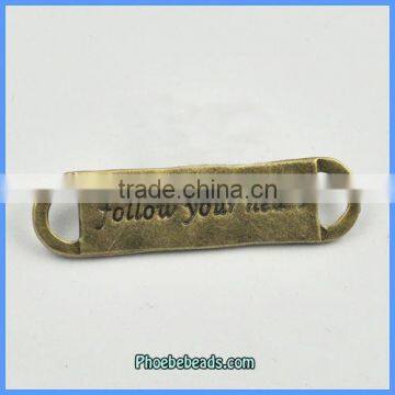 Wholesale Hot Zinc Alloy Rectangular With Two Hole Bracelet DIY Accessories PB-A18139