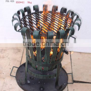 cast iron outdoor fire pit