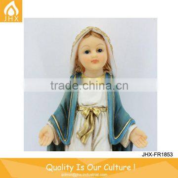 Chinese Supplier Polyresin Virgin Mother Catholic Statues For Sale photo-2