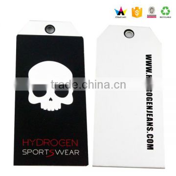 Print price tag labels metal logo tag for clothes