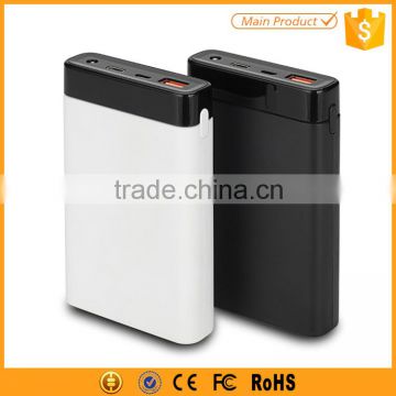 2016 Power Bank 10000mAh Type C Powerbanks with Led